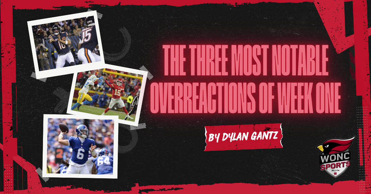 The Three Most Notable Overreactions of Week One